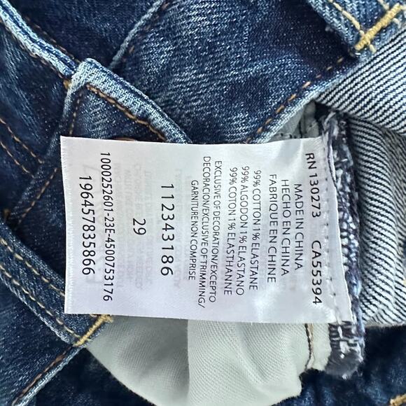 Lee Women's Slim Rider Jeans in Night Journey Blue Size 29 x 31 Retro Denim - Picture 14 of 15